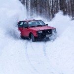 Audi quattro rallycross rally racing winter car