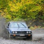 Drifting dirt road rally car racing rallycross