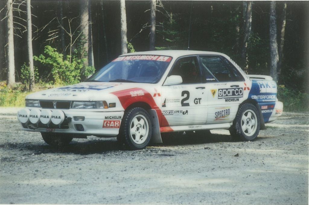 Team O'Neil Heritage Car: Mitsubishi Galant VR-4 Rally Car