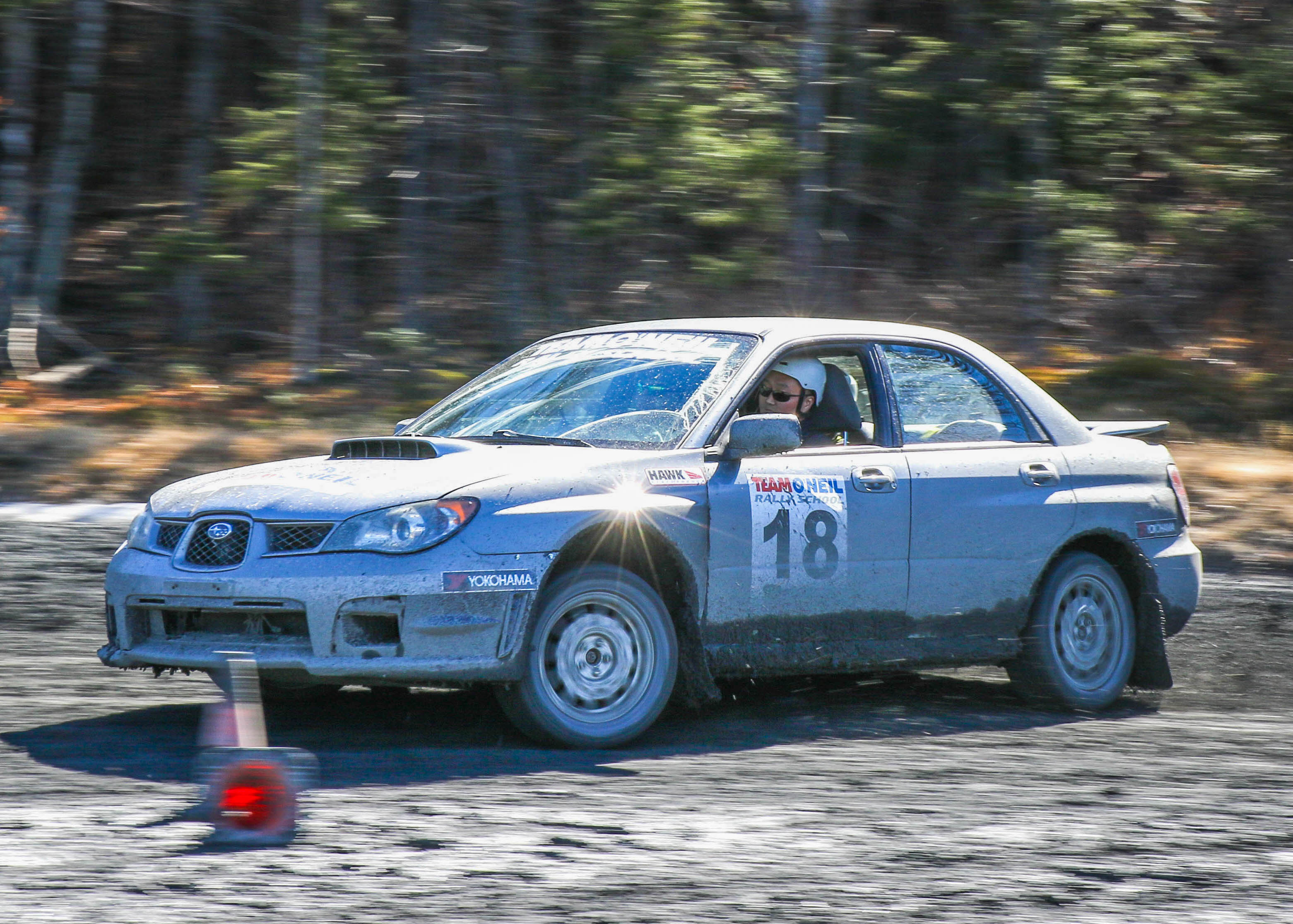 Subaru rally car for rally and rallycross