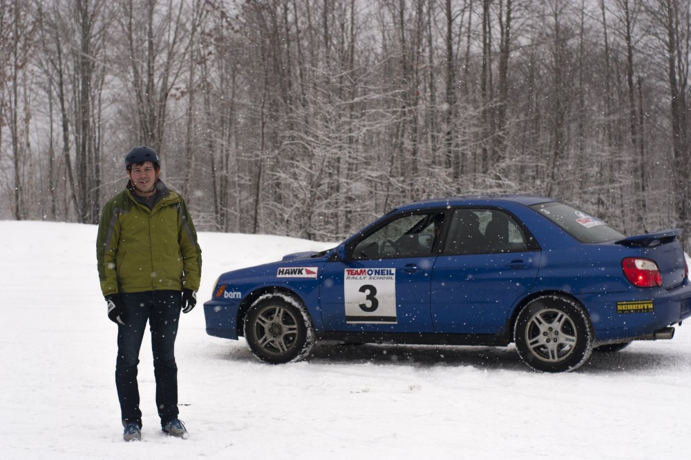 subaru wrx sti rally car racing team us winter driving school